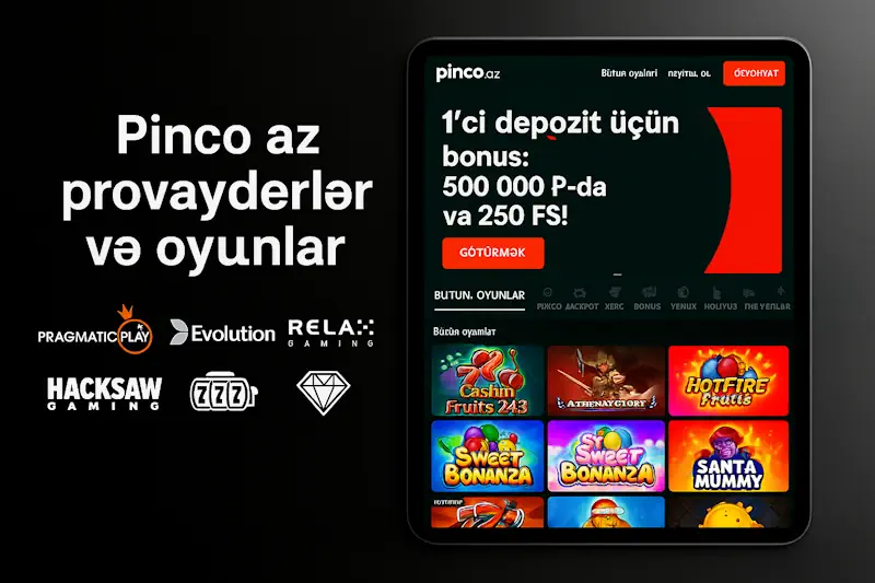 Pinco az provayderlər və oyunlar